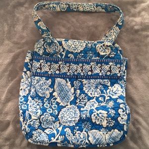 Vera Bradley blue lagoon shoulder bag